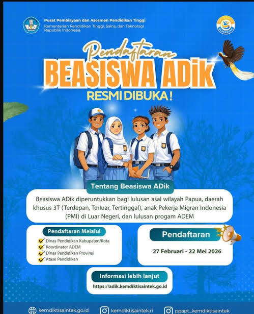 Poster Beasiswa Daerah 3T